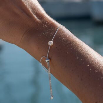 pärliga käevõru hõbe