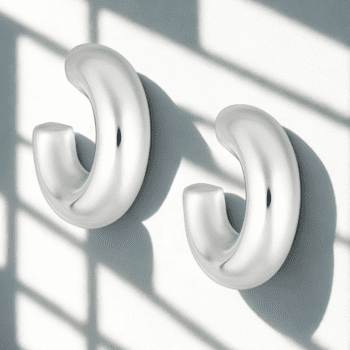 Suured kõrvarõngad lux Hõbe 925