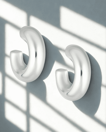 Suured kõrvarõngad lux Hõbe 925